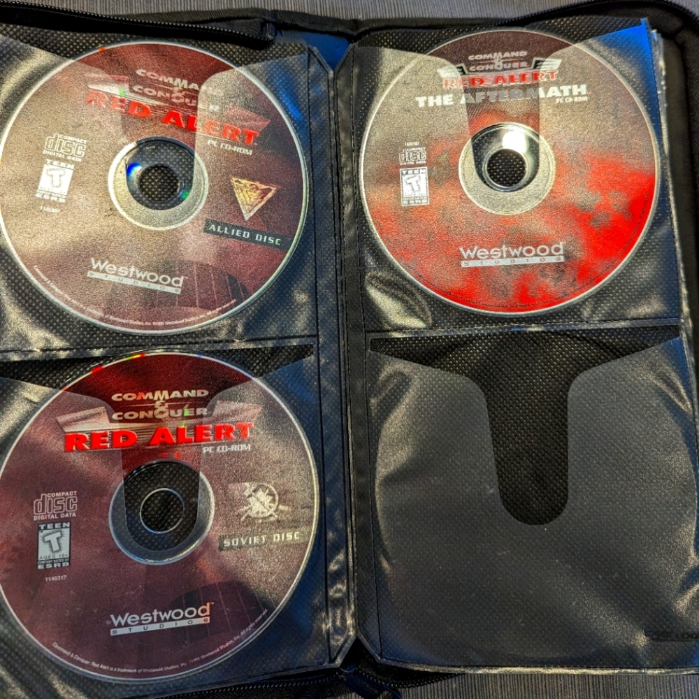 CD Case with PC Games - 23 Games